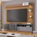 Estante Home Tv 70 Pol 200 cm Campeche Freijo Cinza Colibri