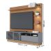 Estante Home Tv 70 Pol 200 cm Campeche Freijo Cinza Colibri