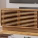 Estante Home Tv 70 Pol 200 cm Campeche Freijo Off White Matte Colibri