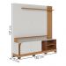 Estante Home Tv 75 Pol 2 Portas 182 cm Jurere Off White Matte Freijo Colibri