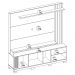 Estante Home Tv 75 Pol 2 Portas 182 cm Jurere Off White Matte Freijo Colibri