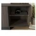 Estante Home para TV até 65 Polegadas Maresias - Nogueira Real / Off White / Preto Fosco