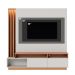 Estante para Home Theater e TV até 65 Polegadas Humaitá Off White e Freijó