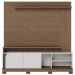 Home Ripado para TVs de 75" Novara Amendoa Off White Matte