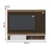 Home Suspenso para TVs 60" Bolonha Amendoa Off White