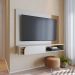 Home Suspenso para TVs 60" Bolonha Off White Matte Freijó