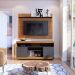 Home Theater Para TV até 47 Pol. Yara Noce Milano/Preto - Colibri