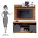 Home Theater Para TV até 47 Pol. Yara Noce Milano/Preto - Colibri