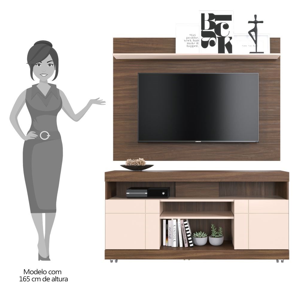 Home Theater Para TV até 47 Pol. Yara Nogueira/Off White - Colibri