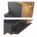 Home para TV Ripado e Portas Ivelis 1.6 Preto Noce