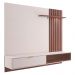 Home para TV Ripado e Portas Ivelis 1.8 Off White Nogueira