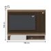 Home para TV de 60 Polegadas Siena Amendoa Off White