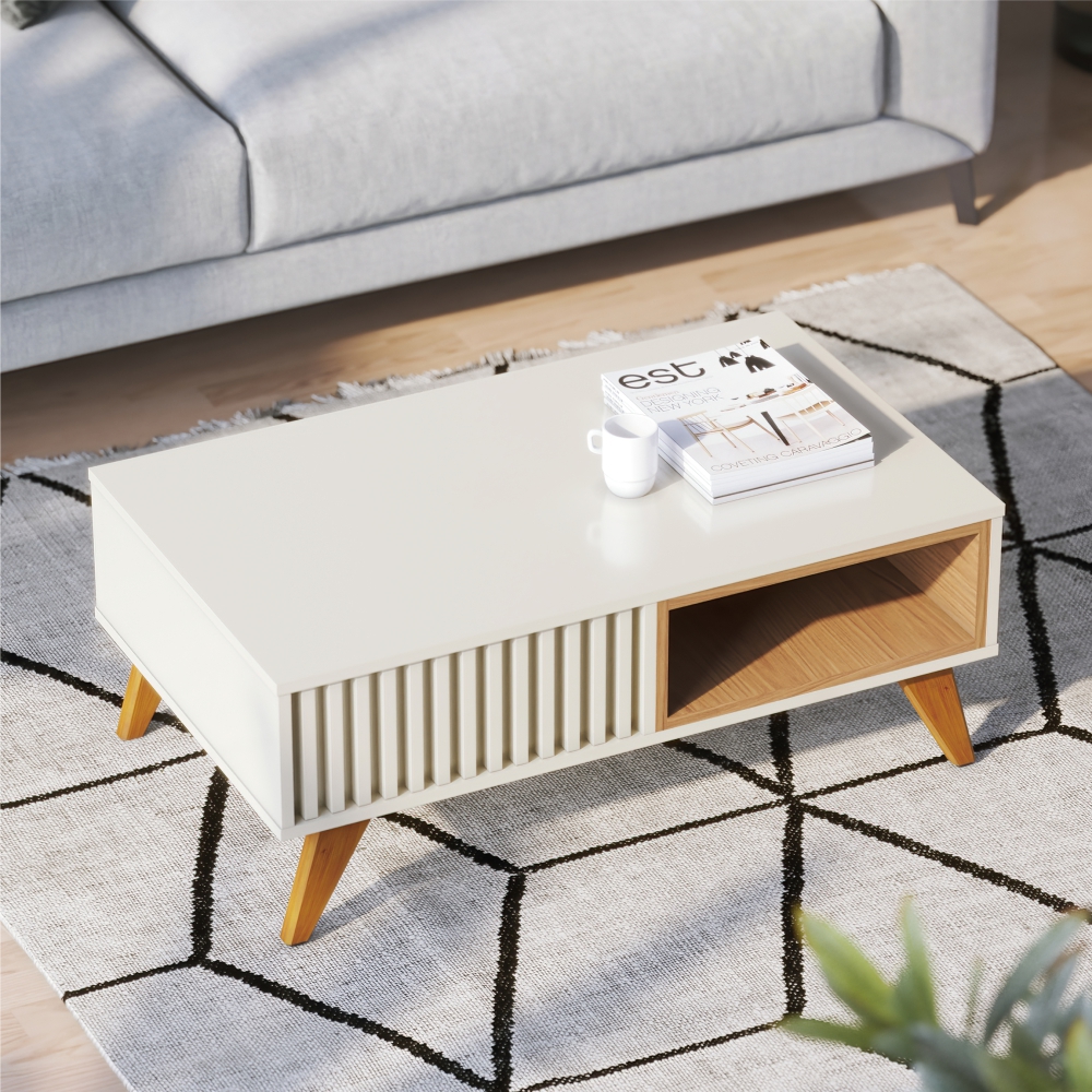 Home para TV e Mesa de Centro Barton Freijo Matte