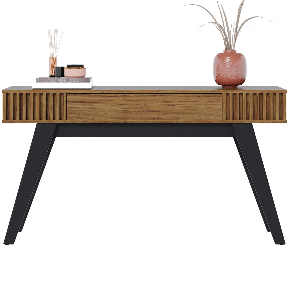 Aparador Para Sala 136 cm Com Gaveta RIV1525 Noce Milano CLB