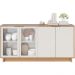 Balcao Buffet Aparador 160 cm 4 Portas V1524 Freijo Off White CLB