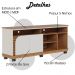 Bancada Rack Para TV 65 Polegadas Jurere Freijo Off White Matte CLB