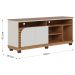 Bancada Rack Para TV 65 Polegadas Jurere Freijo Off White Matte CLB