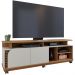 Bancada Rack Para TV 75 Polegadas Jurere Freijo OFF White Maitte CLB