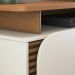 Bancada Rack Para TV 75 Polegadas Jurere Freijo OFF White Maitte CLB