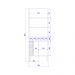 Cristaleira 4 Portas 5 Nichos Jurere Freijo Off White Matte CLB