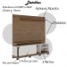 Estante Home Para TV 75 Polegadas Amendoa Off White Matte Jurere CLB