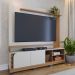 Estante Home Para TV 75 Polegadas Jurere Freijo Off White Matte CLB
