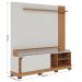 Estante Home Para TV 75 Polegadas Jurere Freijo Off White Matte CLB