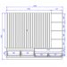 Estante Home Para TV 82 Polegadas Cancun CLB