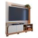 Home Estante Rack Jurere 1800 LED Para TV até 75 Polegadas Off White Matte/Freijo