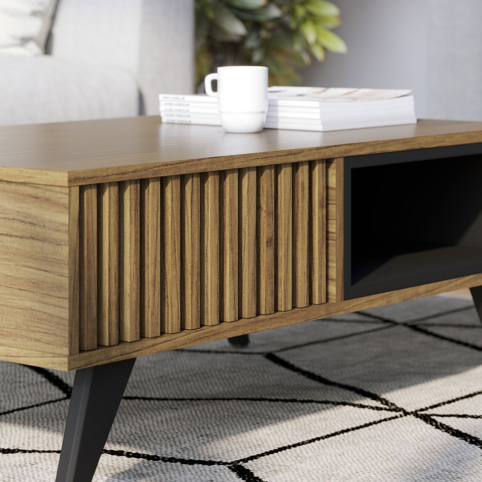 Mesa de Centro Jeri Noce e Preto