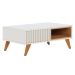 Mesa de Centro Jeri Off White e Freijó