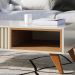 Mesa de Centro Jeri Off White e Freijó