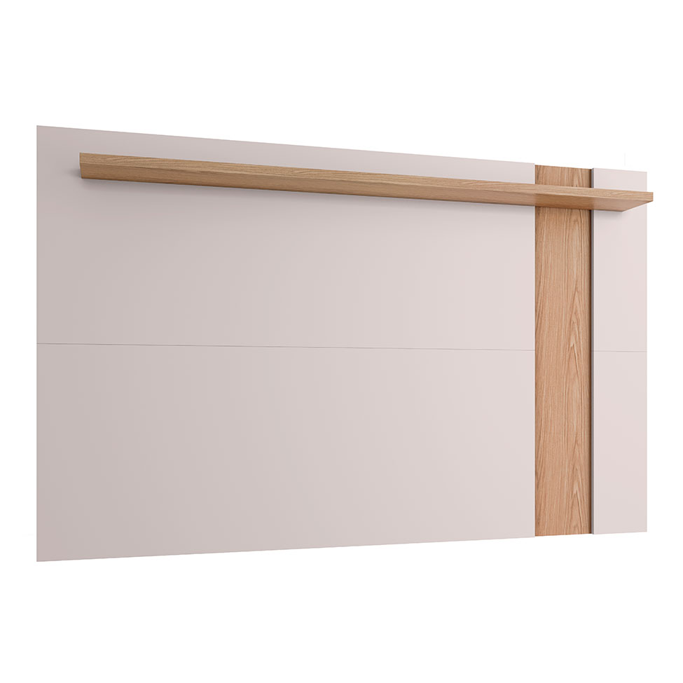 Painel Extensível para TV até 70 Polegadas Leme Off White e Freijó