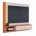 Painel Home Suspenso Egeu Para TV até 65" Polegadas Off White Matte/Freijo