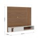 Painel Home Suspenso Jurere 1.6 Para TV até 60" Polegadas Amendoa/Off White Matte