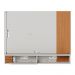 Painel Home Suspenso Jurere 1.6 Para TV até 60" Polegadas Off White Matte/Freijo