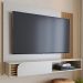 Painel Home Suspenso TV 60 Polegadas Jurere Off White Matte Freijo CLB