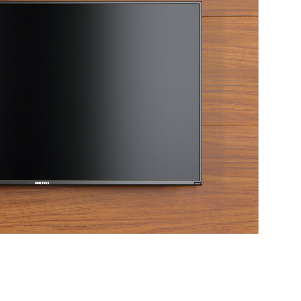 Painel para TV até 47 Polegadas Maia Noce e Preto