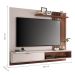 Painel para TV até 60 Polegadas Tocantins I Off White e Nogueira Real