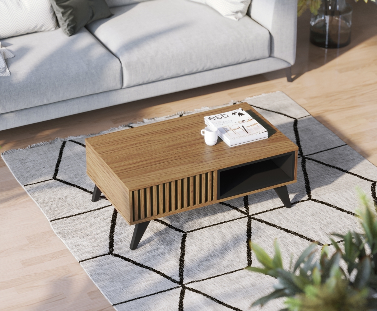 Mesa de Centro Lujan Noce Milano / Preto