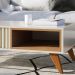 Mesa de Centro Lujan Off White / Freijó