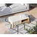 Mesa de Centro Lujan Off White / Freijó