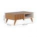 Mesa de Centro Para Sala 91 cm Jeri Freijo Off White Matte Colibri