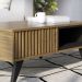 Mesa de Centro Para Sala 91 cm Jeri Noce Milano Preto Colibri
