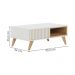 Mesa de Centro Para Sala 91 cm Jeri Off White Freijo Colibri