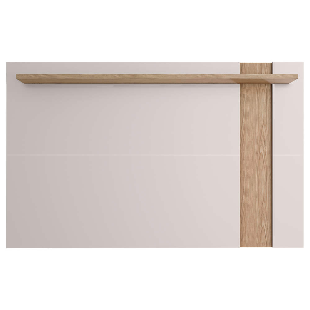 Painel Extensivel Tv 70 Pol 180 cm Leme Off White Freijo Colibri