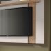 Painel Extensivel Tv 70 Pol 180 cm Leme Off White Freijo Colibri