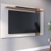 Painel Extensivel Tv 70 Pol 180 cm Leme Off White Matte Freijo Colibri
