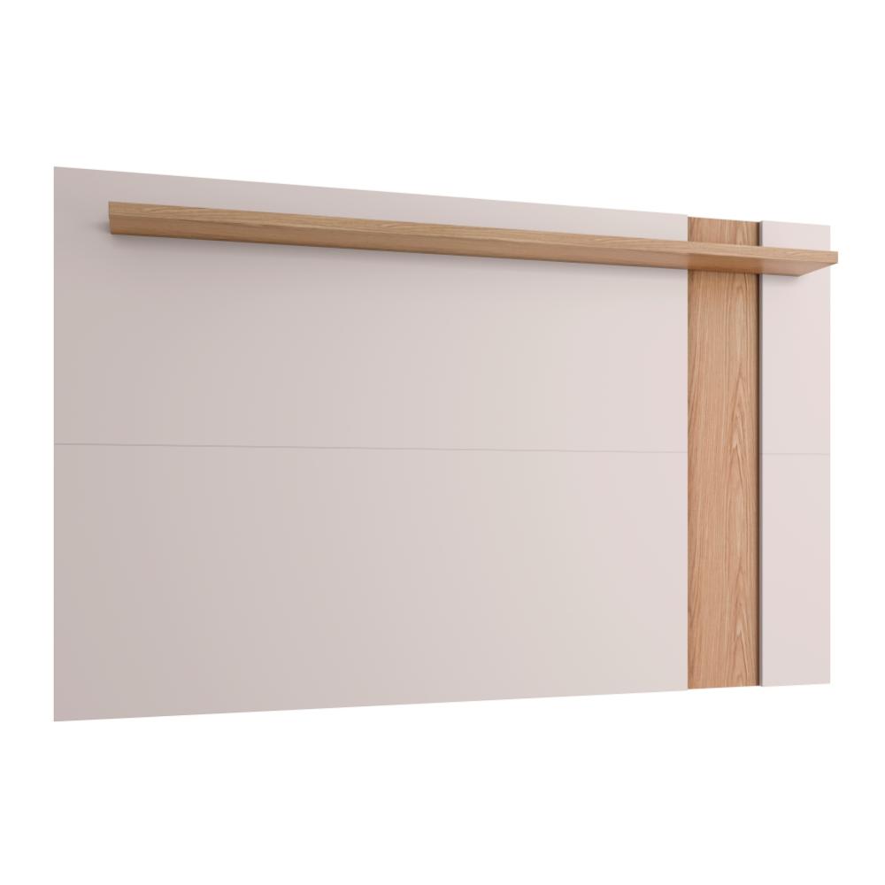 Painel Extensivel para TV ate 70 Polegadas Doha Off-White Matte Freijo