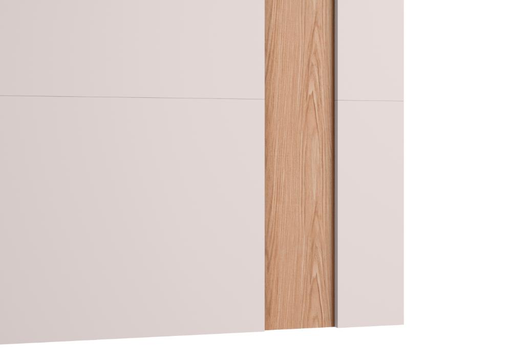 Painel Extensivel para TV ate 70 Polegadas Doha Off-White Matte Freijo